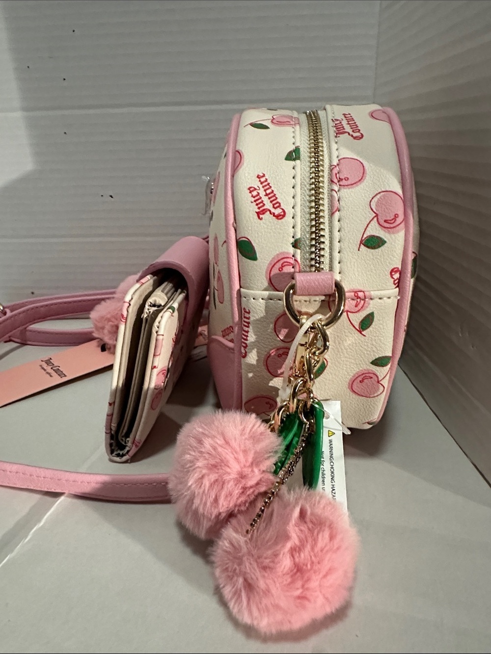🍒 NWT Juicy Couture Cherry Girl Crossbody & Wallet Set -Rare Y2K Viral Find! - Picture 11 of 16
